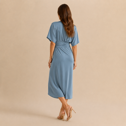 Florence | Wedding Guest Midi Wrap Dress