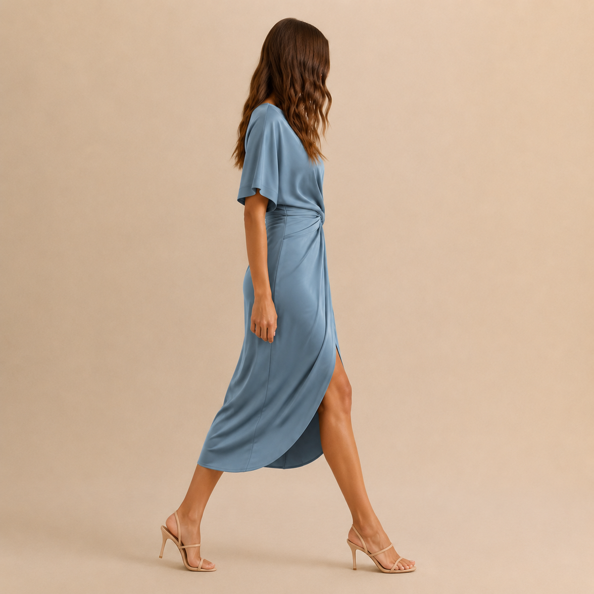 Florence | Wedding Guest Midi Wrap Dress