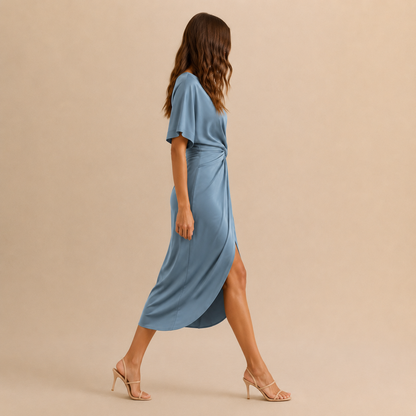 Florence | Wedding Guest Midi Wrap Dress