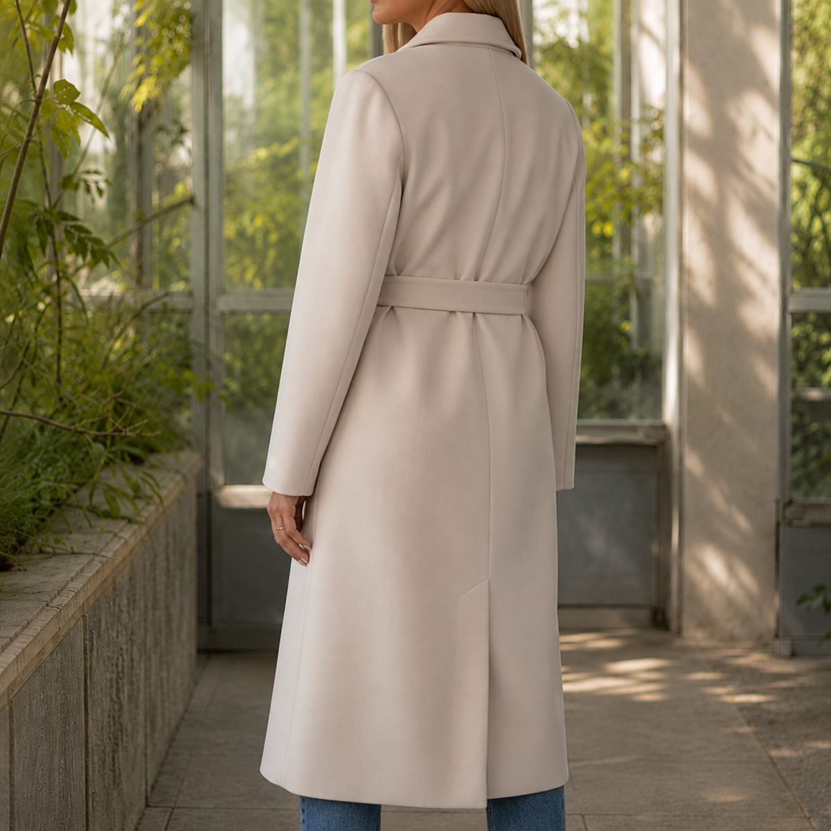 Seraphina | Womens Belted Longline Coat