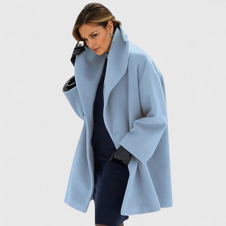 Pippa womens oversized collared coat