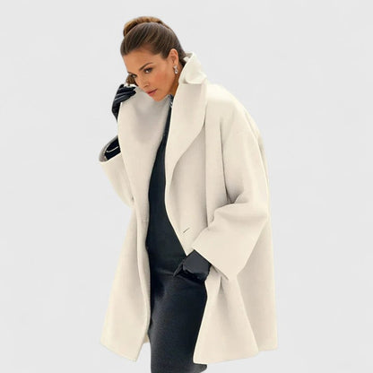 Pippa womens oversized collared coat