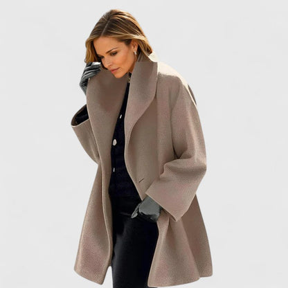 Pippa womens oversized collared coat