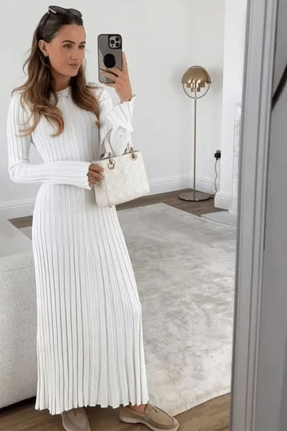 Cordelia | Ribbed Knit Maxi Dress