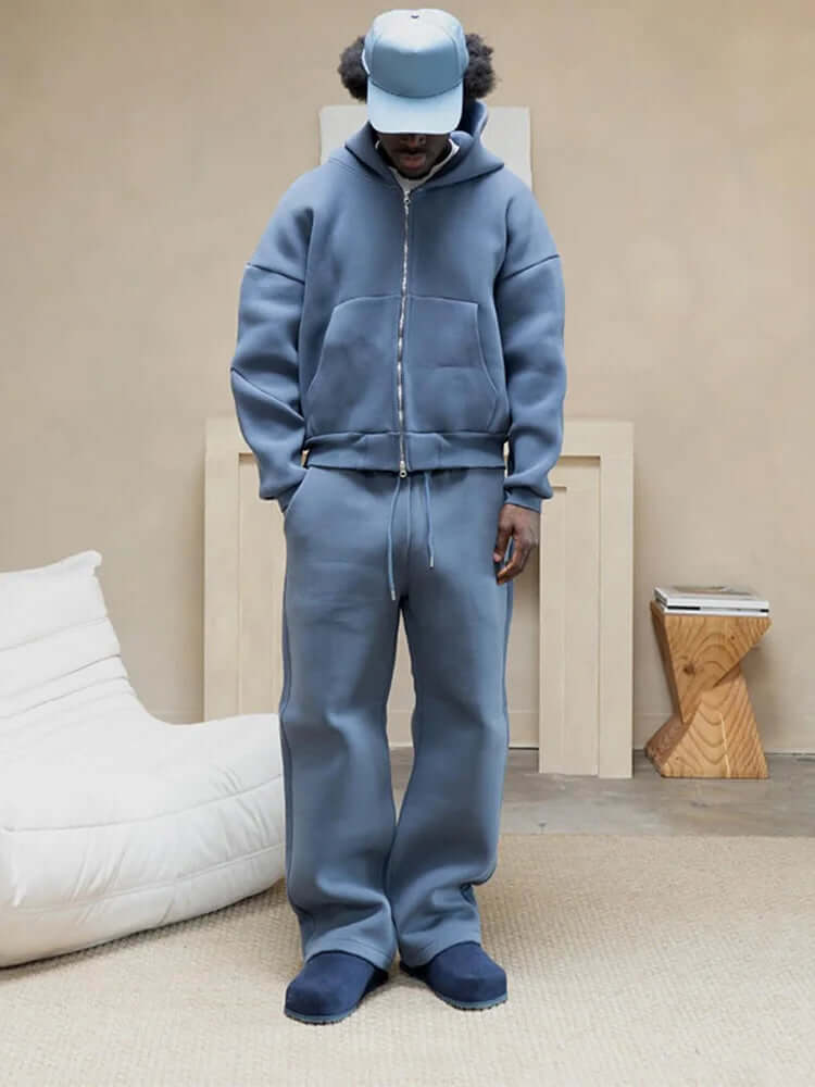 Louis mens hooded zip oversized tracksuit