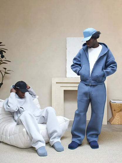 Louis mens hooded zip oversized tracksuit