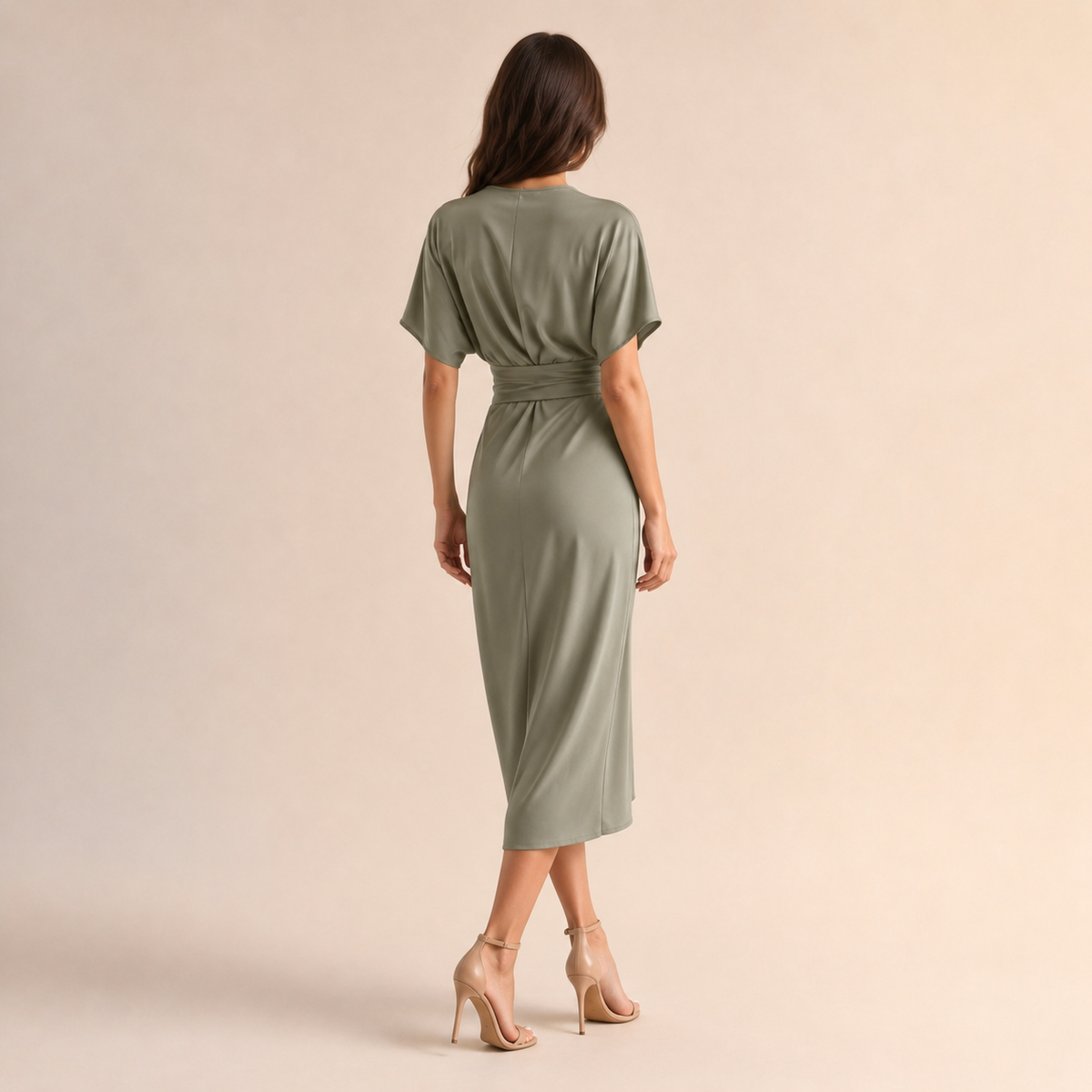 Florence | Wedding Guest Midi Wrap Dress