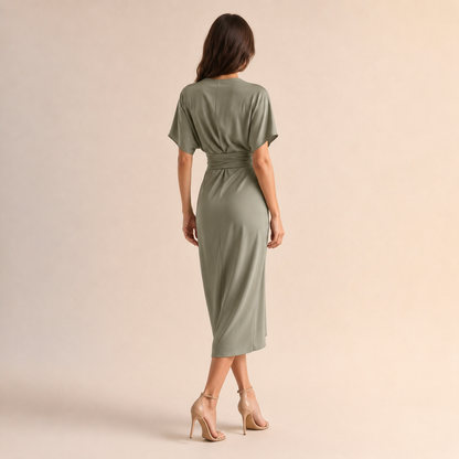 Florence | Wedding Guest Midi Wrap Dress