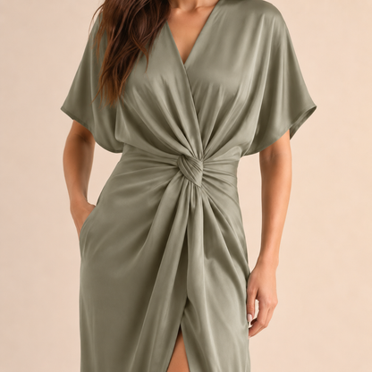 Florence | Wedding Guest Midi Wrap Dress