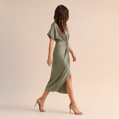 Florence | Wedding Guest Midi Wrap Dress