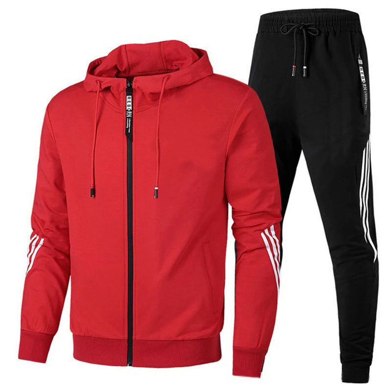 Jasper mens hooded zip tracksuit
