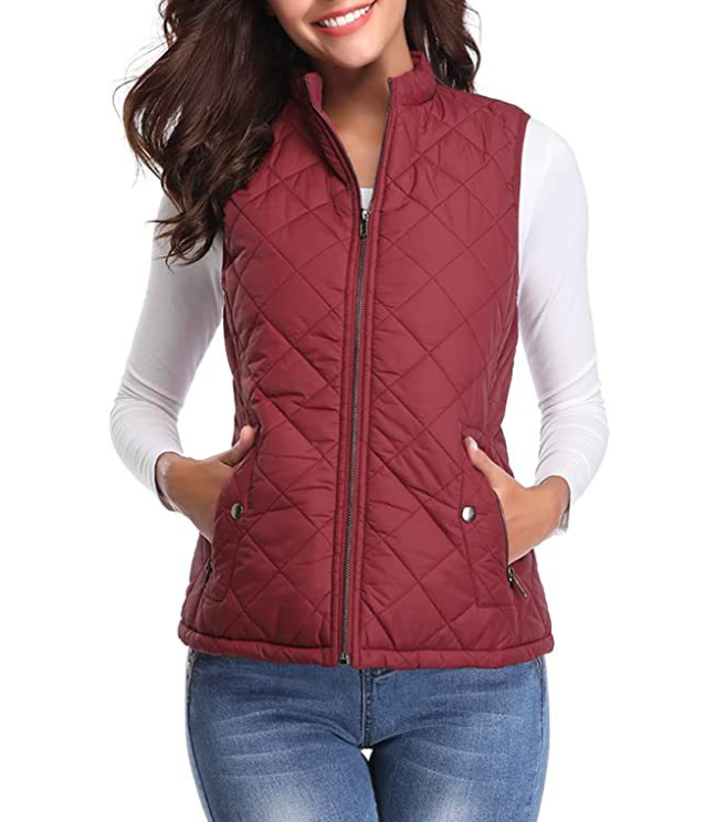 Olivia | Quilted Zip-Up Gilet Body Warmer