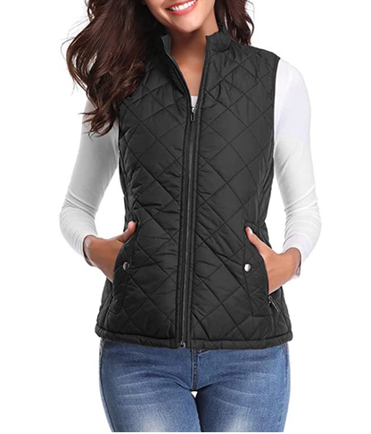 Olivia | Quilted Zip-Up Gilet Body Warmer