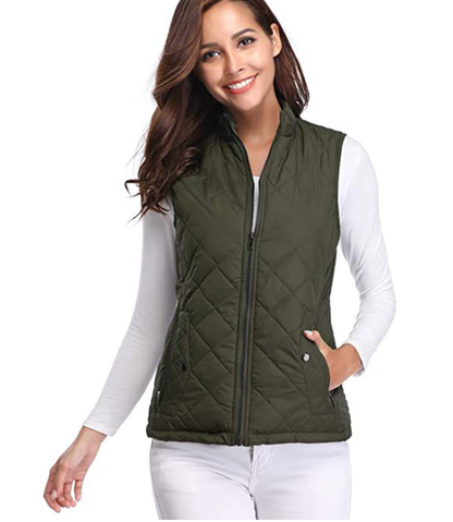 Olivia | Quilted Zip-Up Gilet Body Warmer