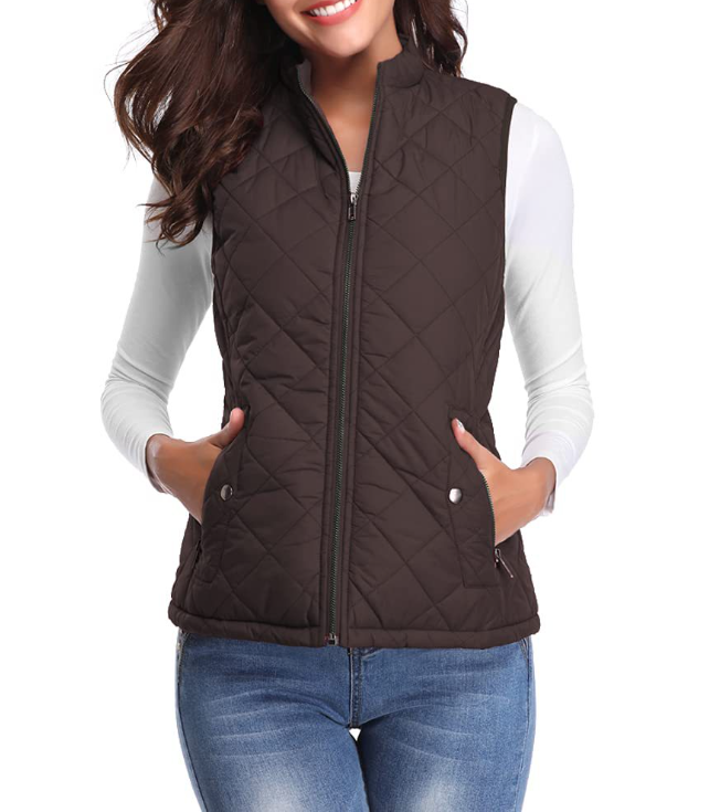 Olivia | Quilted Zip-Up Gilet Body Warmer