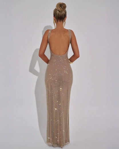 Harriet | Sequin Maxi Dress Sparkly