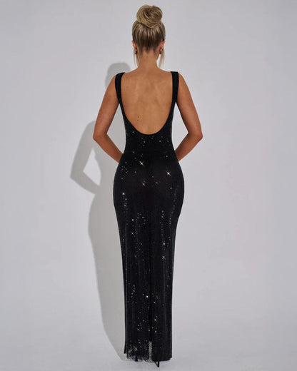 Harriet | Sequin Maxi Dress Sparkly