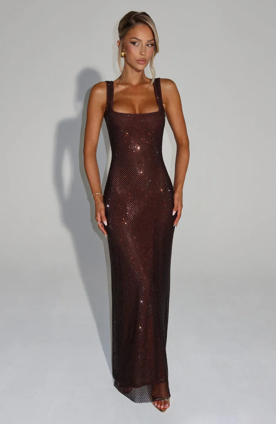 Harriet | Sequin Maxi Dress Sparkly