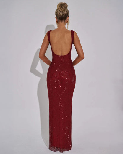 Harriet | Sequin Maxi Dress Sparkly