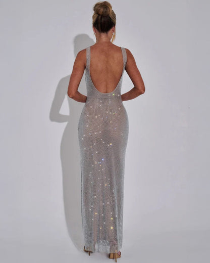 Harriet | Sequin Maxi Dress Sparkly