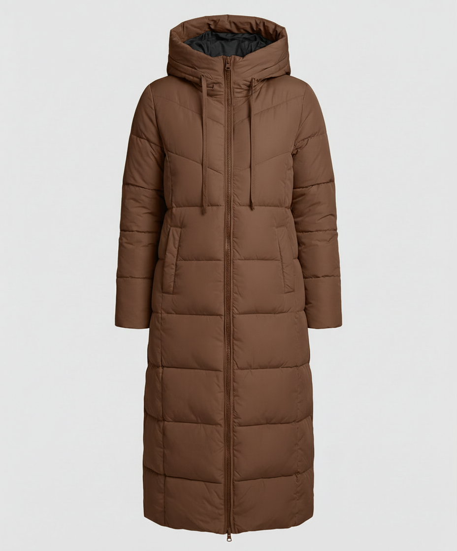 Millie | Womens Hooded Maxi Puffer Coat