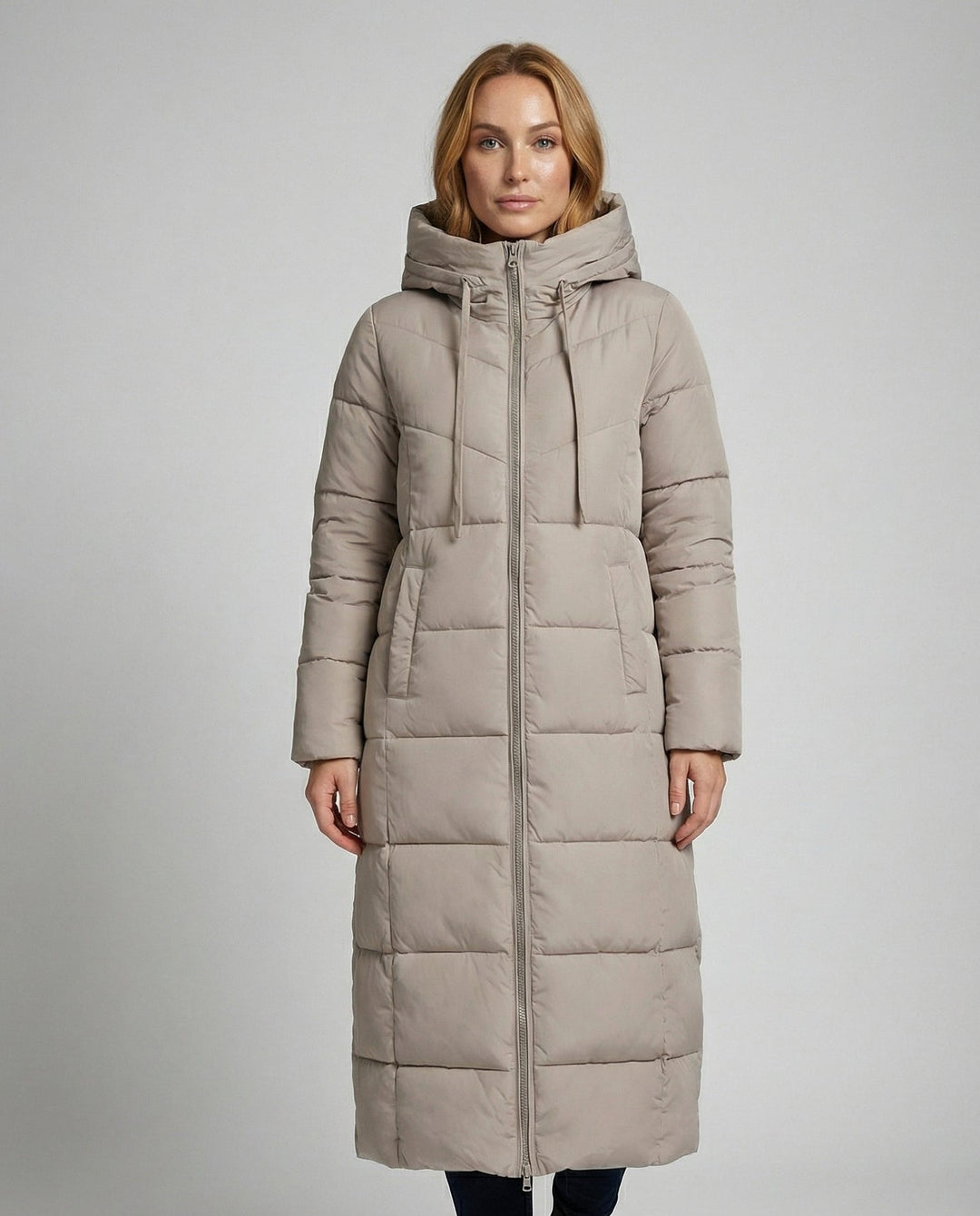 Millie | Womens Hooded Maxi Puffer Coat