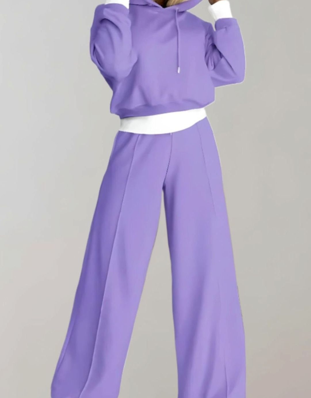 Tamsin womens cropped hoodie tracksuit set