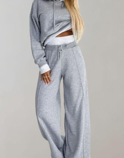 Tamsin womens cropped hoodie tracksuit set