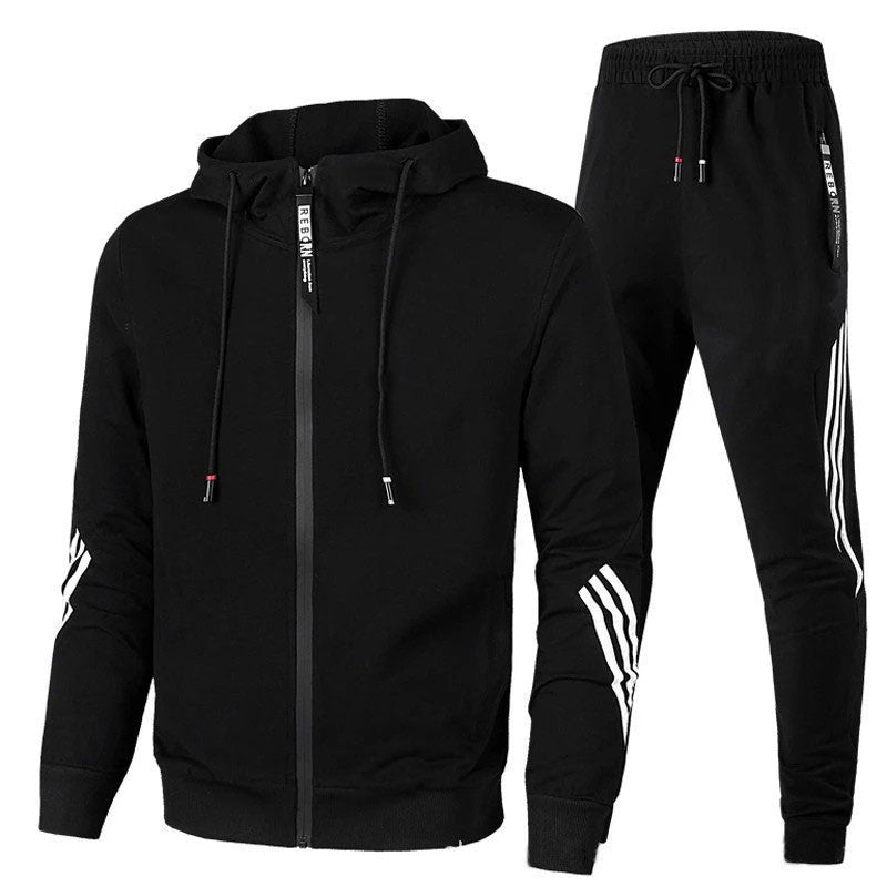 Jasper mens hooded zip tracksuit